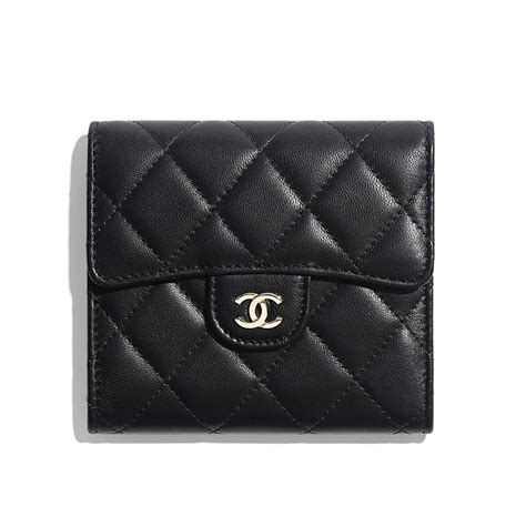 classic small wallet chanel price|Chanel small wallet with zipper.